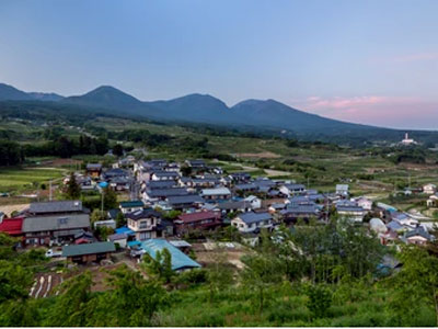 Komoro mountain landscape